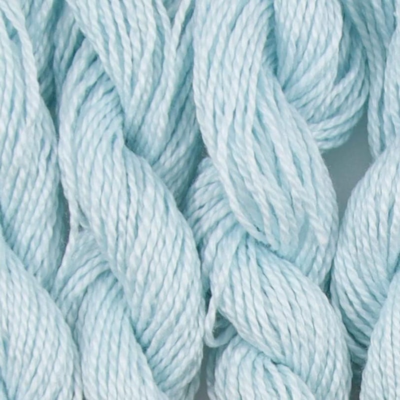 KCS 25 M/Skein Mercerized Pearl Cotton Crochet Needlepoint Thread,Size 5,6 skeins,Baby Blue vy it - Image 2